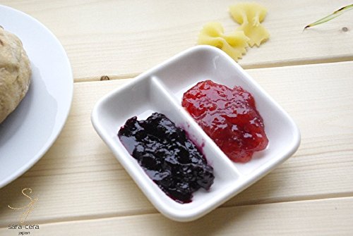 Amazon | 2ピーストレー クリームバター＆ジャム 薬味皿 洋食器